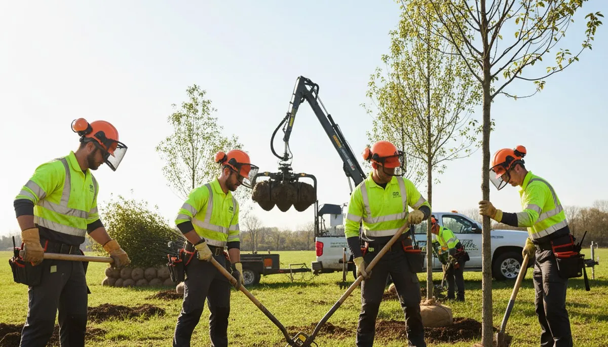 Tree planting service in Olathe, KS for healthy, long-lasting yard growth